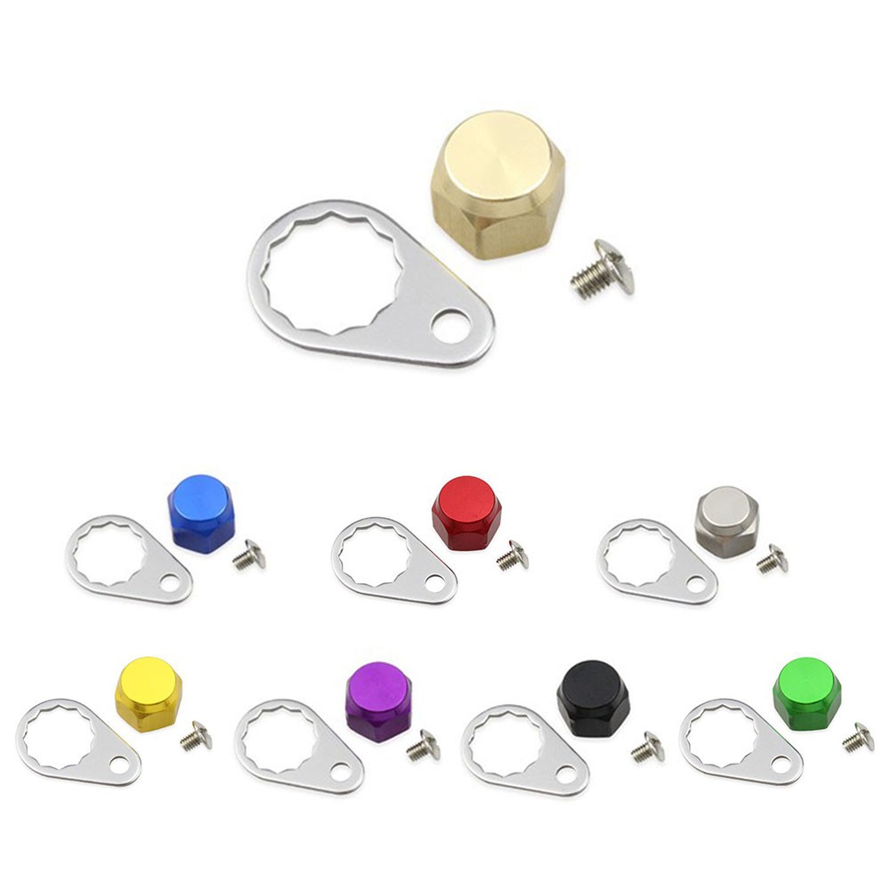 Reel Handle - Baitcasting Visserij-reel Crank Moer Vergrendelingsplaat Schroefdop